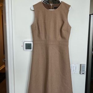 J. Crew 100% wool dress (tan colour)